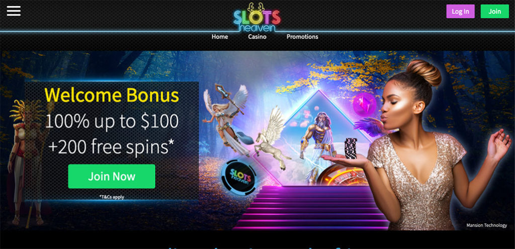 Sitio web oficial del casino online Slots Heaven