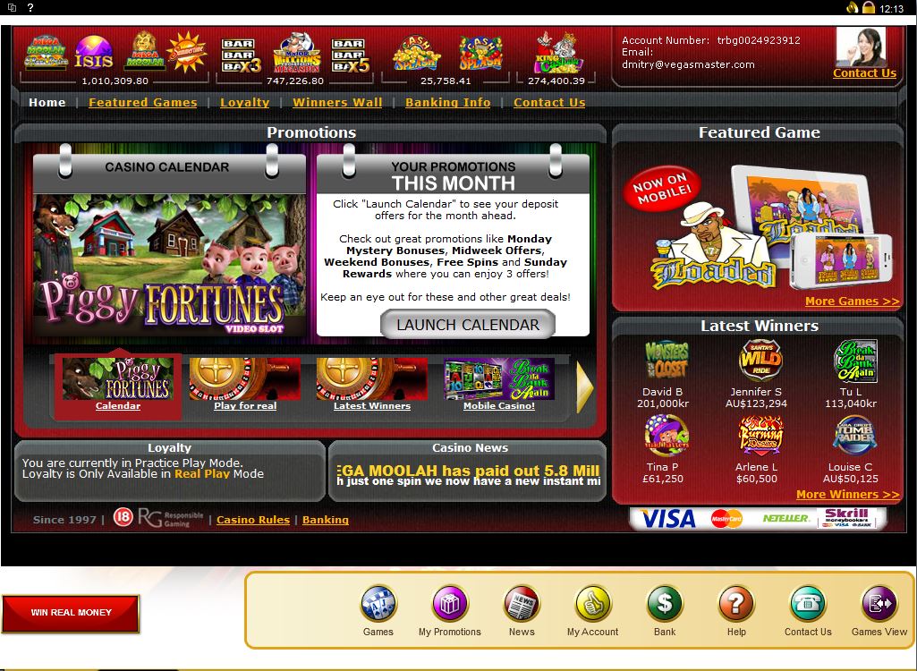 Reseña del casino en línea River Belle