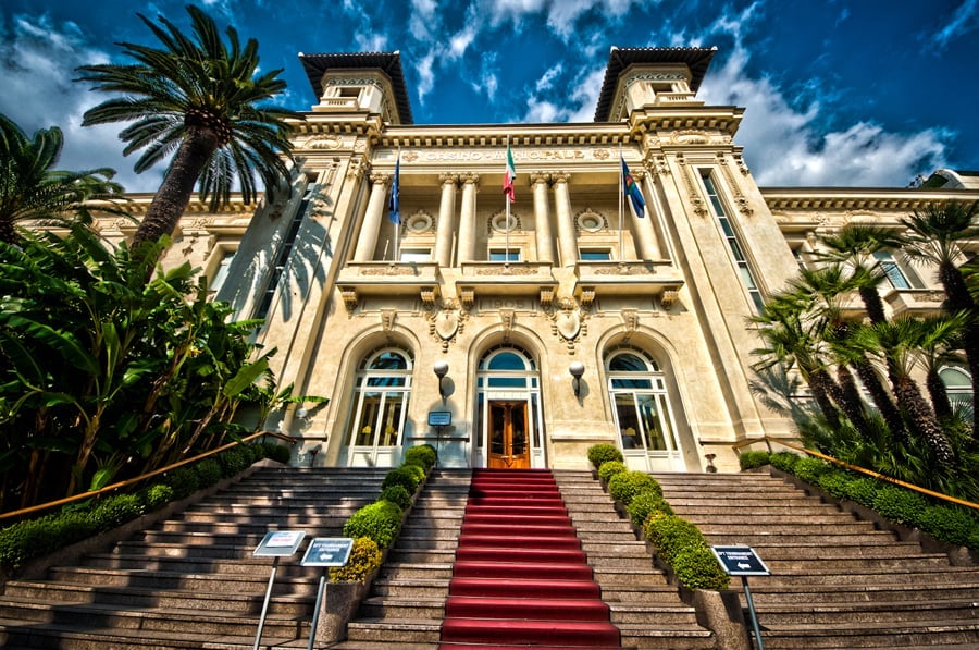 Casino Sanremo view from the street