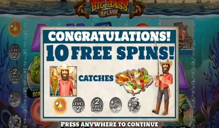 Big Bass Splash Free Spins