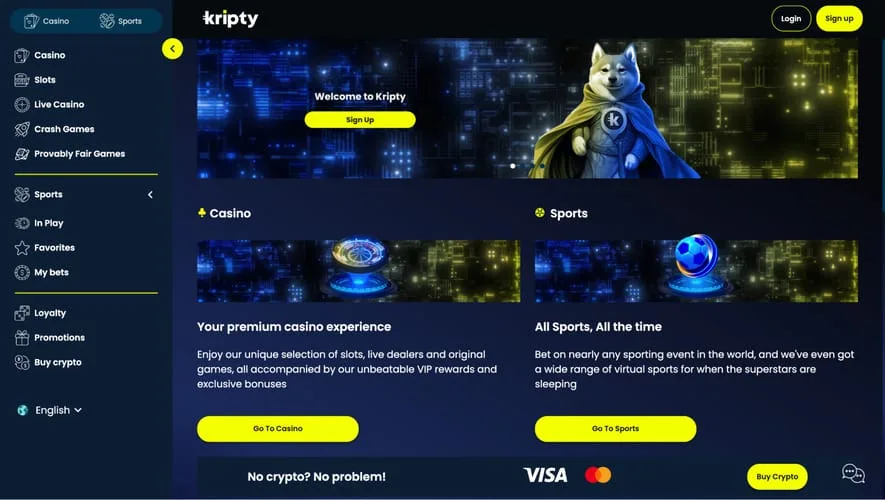 kripty site preview 