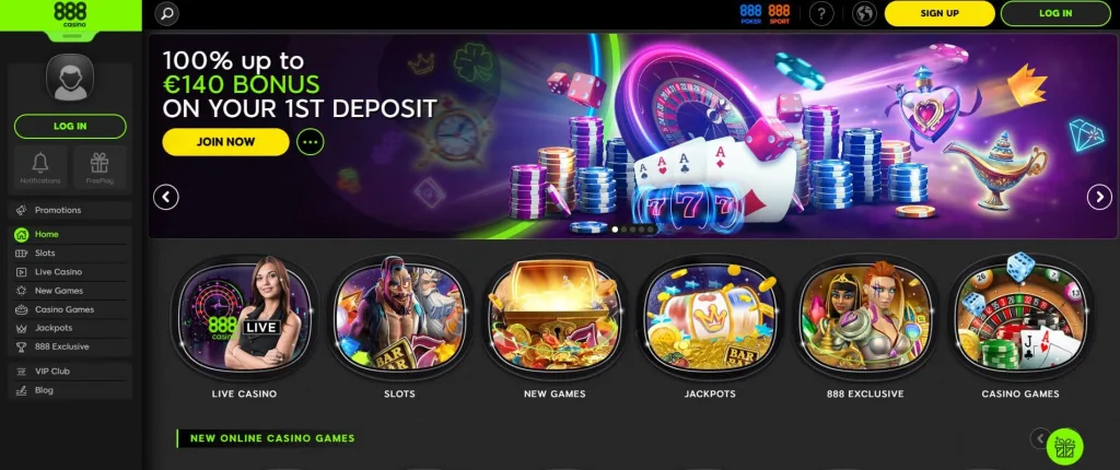 Casino en ligne 888