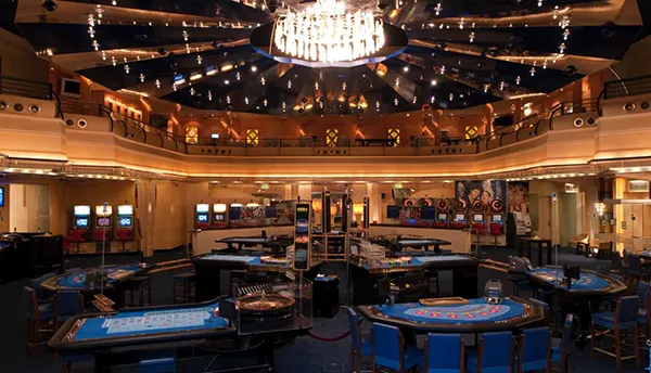 Interior casino suizo