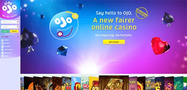 Pagina bonus PlayOJO