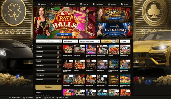 Mega Riches roulette